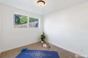 This is the additional room without a closet but could be a bedroom if needed ...