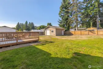 Large flat lot ...