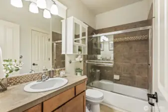 Third full bathroom upstairs.