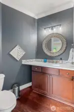 Guest bathroom on the main floor.
