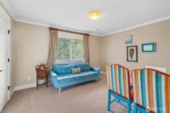 3rd bedroom upstairs. Currently used as an office.