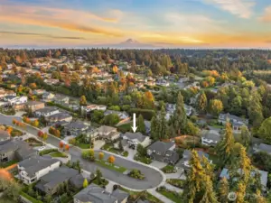 185th St. Lined with beautifully maintained homes. In a private cul-de-sac.