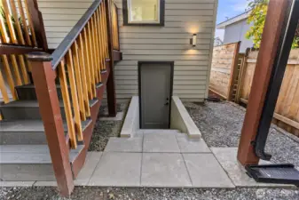 Stairs to additional living space