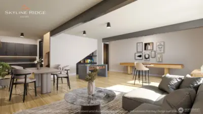 Photos, plans and elevations may be examples representing the community, community amenities, homes or artist’s renderings that may not accurately represent the actual condition of a homesite or home as constructed, and may also contain options and upgrades which are not included in the sale. Trailside Homes reserves the right to make changes to floor plans, specifications, dimensions, design and elevations without prior notice. Stated dimensions and square footage, if applicable, are estimated and should not be used as representations of the home’s actual size.