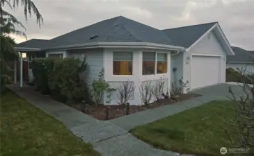 Sidewalk to front door