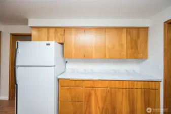 Plenty of work space on new kitchen countertops and backsplash