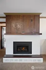 New gas fireplace insert