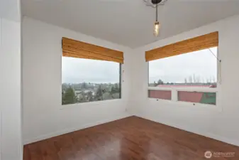 Dining room area with expansive views