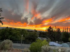 Sunset view from home