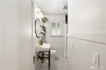 New tile and lighting.