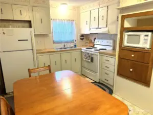 Dishes, pots, pans, silverware and cooking utensils come with the home. Just bring your clothes.