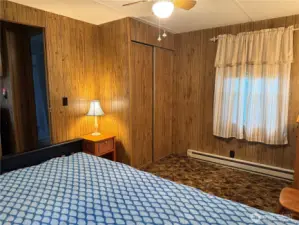 Good sized bedroom with plenty of closet space.