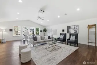 Family room (staged)