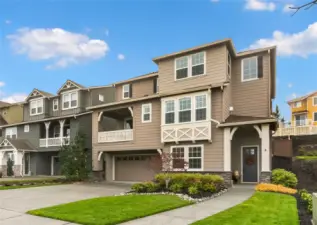 This craftsman-style home was built in 2014 (exterior photo from prior listing in 2020 to  show what yard looks like without snow. All interior photos from 2025)