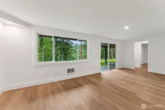 Downstairs living room