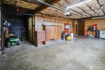 Attached garage