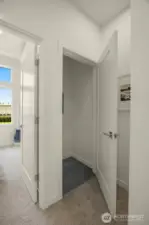 Photos of model home with similar finishes & floor plan.