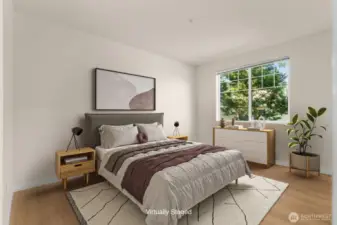 Primary Bedroom *virtually staged*