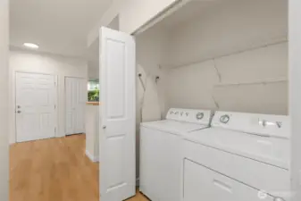 Hallway laundry