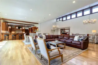 Updated lighting fixtures throughout the main living area.