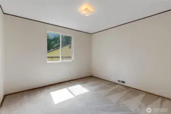 The second secondary bedroom, also nice sized