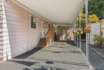 Carport Entry