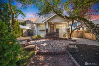 Quinnessential storybook Craftsman with stylish, modern updates while keeping the original architectural charm.