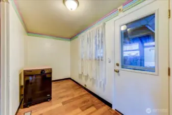 Room off of the kitchen