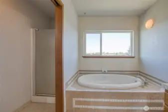 3rd Floor Full Bathroom Jetted Tub and Shower