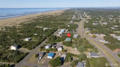 Aerial View Facing North