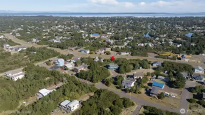 Aerial View Facing East