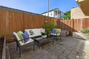 Fenced Patio
