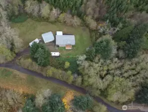 2 acre homesite! Plenty of room to garden and 24x28 shop too!