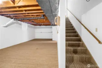 Stairs leading down to Basement