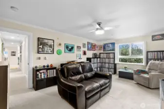 Primary Bed used as entertainment room