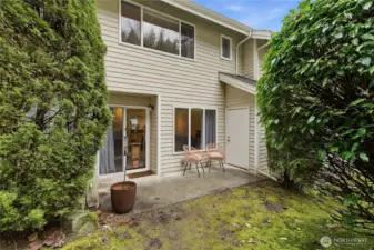 Private outdoor patio