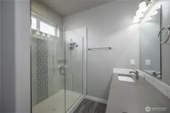 Large stand alone shower