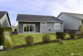 Back of home from golf course