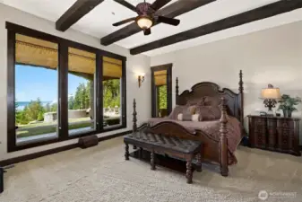 Main floor Primary bedroom