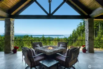 Breathtaking views from the upstairs great room