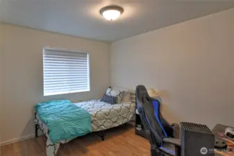 One of the bedrooms downstairs