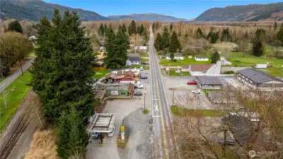 Town of Acme - includes the Acme Diner, Acme general store, Post Office, Acme Elementary, Fire Station and of course lots of recreation on the South Fork Nooksack River!