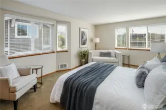 Large primary suite.