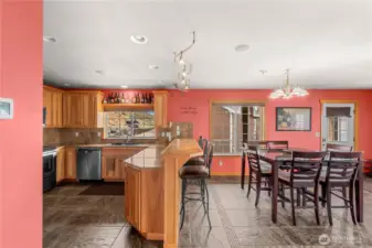 Main Floor living & kitchen