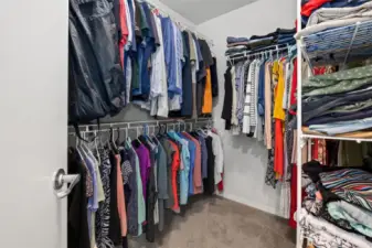 Primary Walk in Closet.