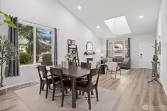 View from Dining Room to Formal living space.