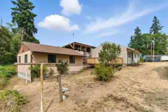 480 sq ft detached garage - and brand new deck this month!