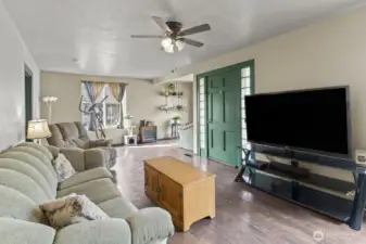 Main living room space with the view of the reading nook.