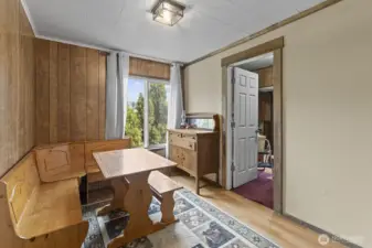 Through the door is a Den/Office/ Game Room