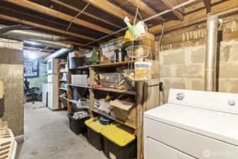 Large Laundry room and storage
